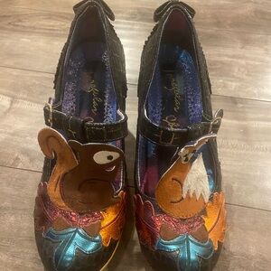 Colorful Fall heels with Animal Design